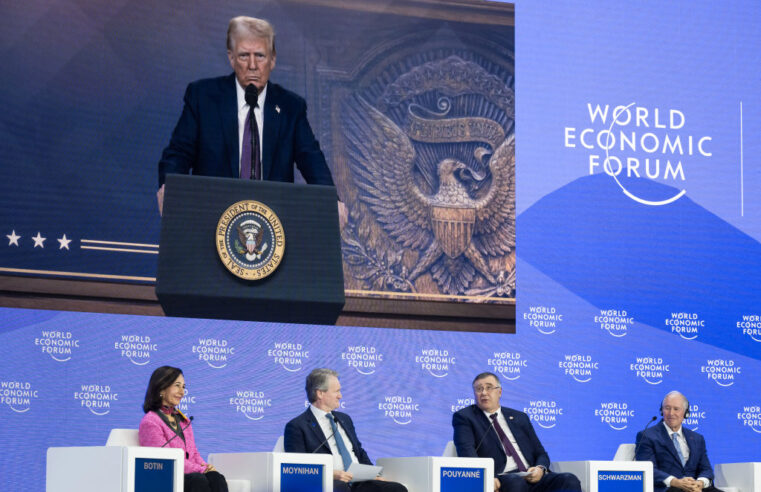 Trump Tells Davos Elite to Invest in U.S. or Face Tariffs