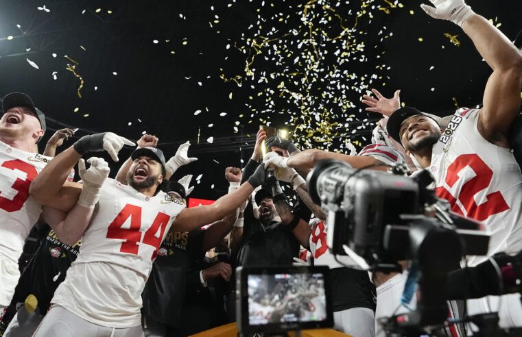 Ohio State defeats Notre Dame 34-23 in college football championship game