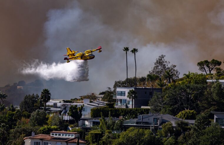 ‘All the hydrants up here are dead.’ Radio traffic recounts LA firefighters losing water