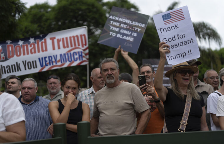 White South Africans Gather In Support of Trump and His Claims That They Are Victims of Racism