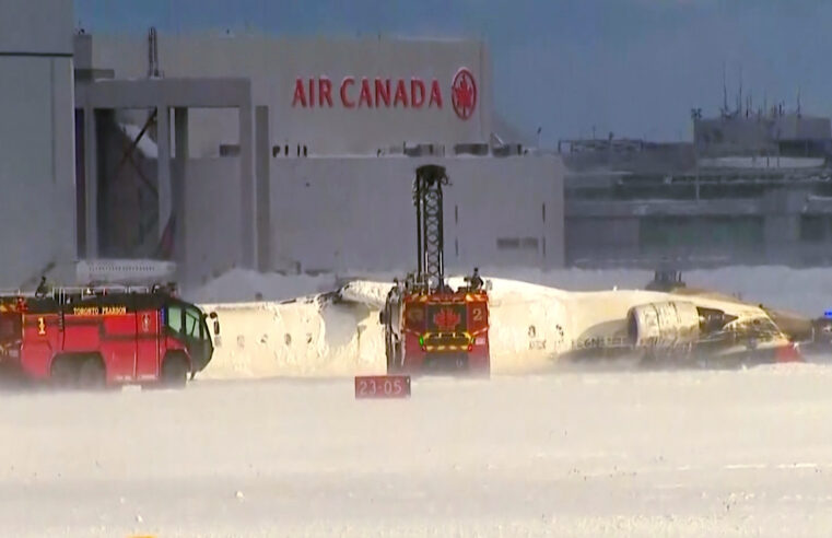 Delta Airlines Plane Flips Upon Landing in Toronto, Injuring 17