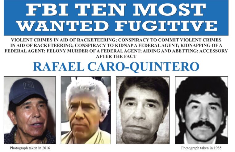 Mexico sends drug lord Caro Quintero and 28 others to the U.S.