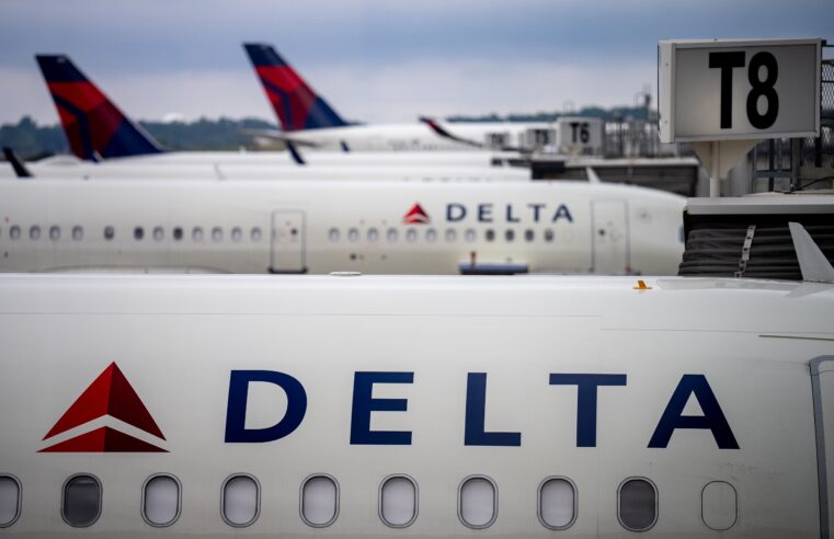 A Delta Air Lines passenger jet flips upside down during turbulent landing in Toronto