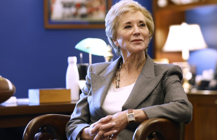 Linda McMahon led WWE and the SBA. The U.S. Education Dept. may be next