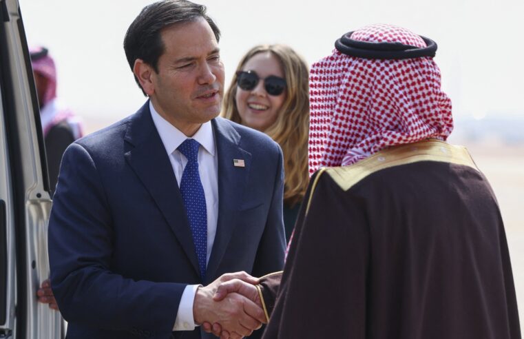 Rubio is in Saudi Arabia to discuss the Gaza ceasefire and Ukraine war