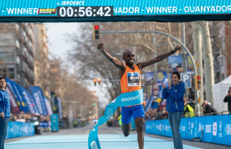 Jacob Kiplimo sets new half marathon record, finishes in under 57 minutes