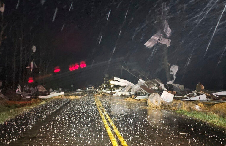 Monster Storm Across the U.S. Sparks Threat of Tornadoes and Fire, Killing at Least 17