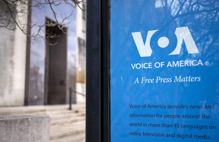 Voice of America staff sue Trump administration for shutting down network